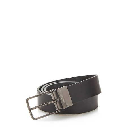 Cinturo cuir placa logo