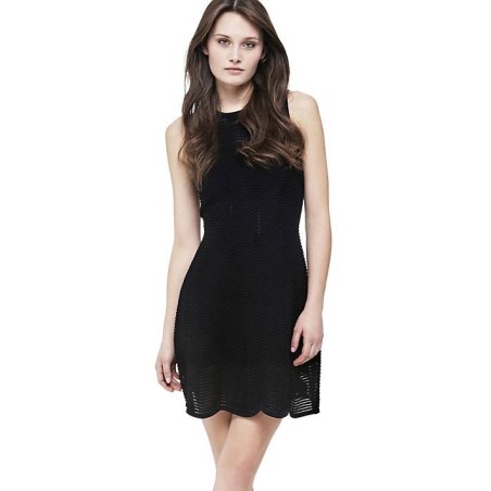 Vestido marciano labor de canalé