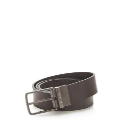 Cinturón cuero placa logo