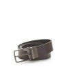 Cinturón cuero placa logo