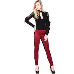 TOP MANGAS ENCAJE VOLANTE